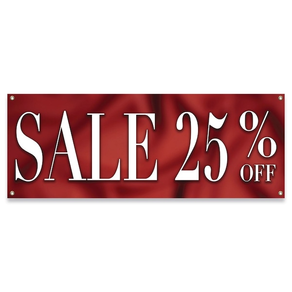 Signmission Sale 25% Off Banner Concession Stand Food Truck Single Sided B-30150 - main